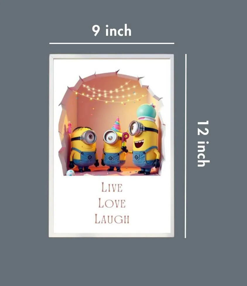 3D | minions | art frame