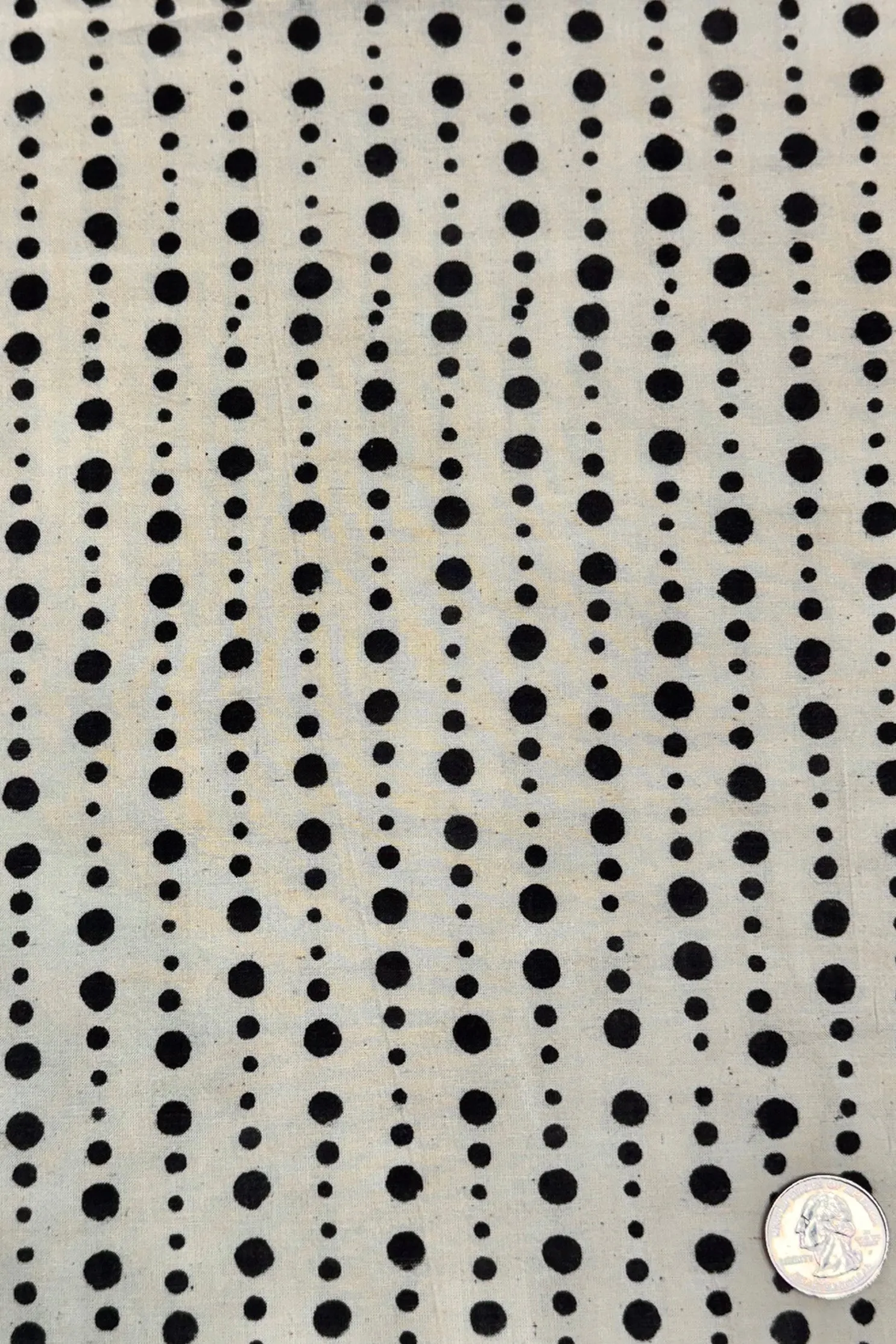 Beige/Black CHP-260 Cotton Hand Prints