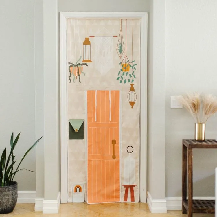 Boho Tea House Doorway Storefront