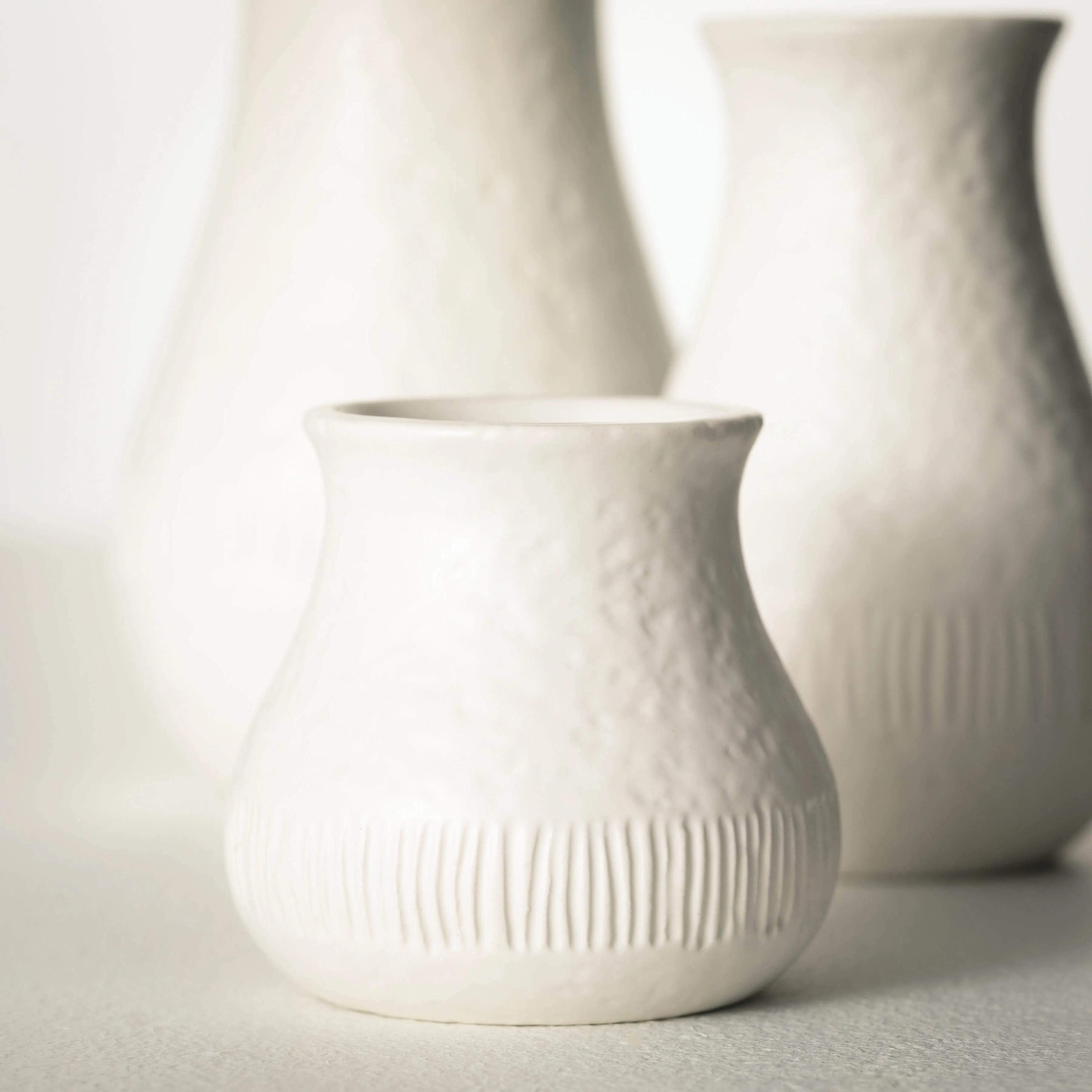 Chiffon Stone Vase