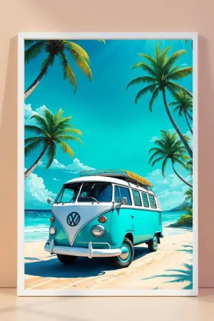 cool beach | art frame