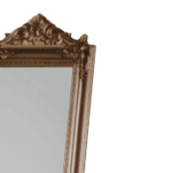Evelyn Ornate Mirror Stand Champagne 180cm