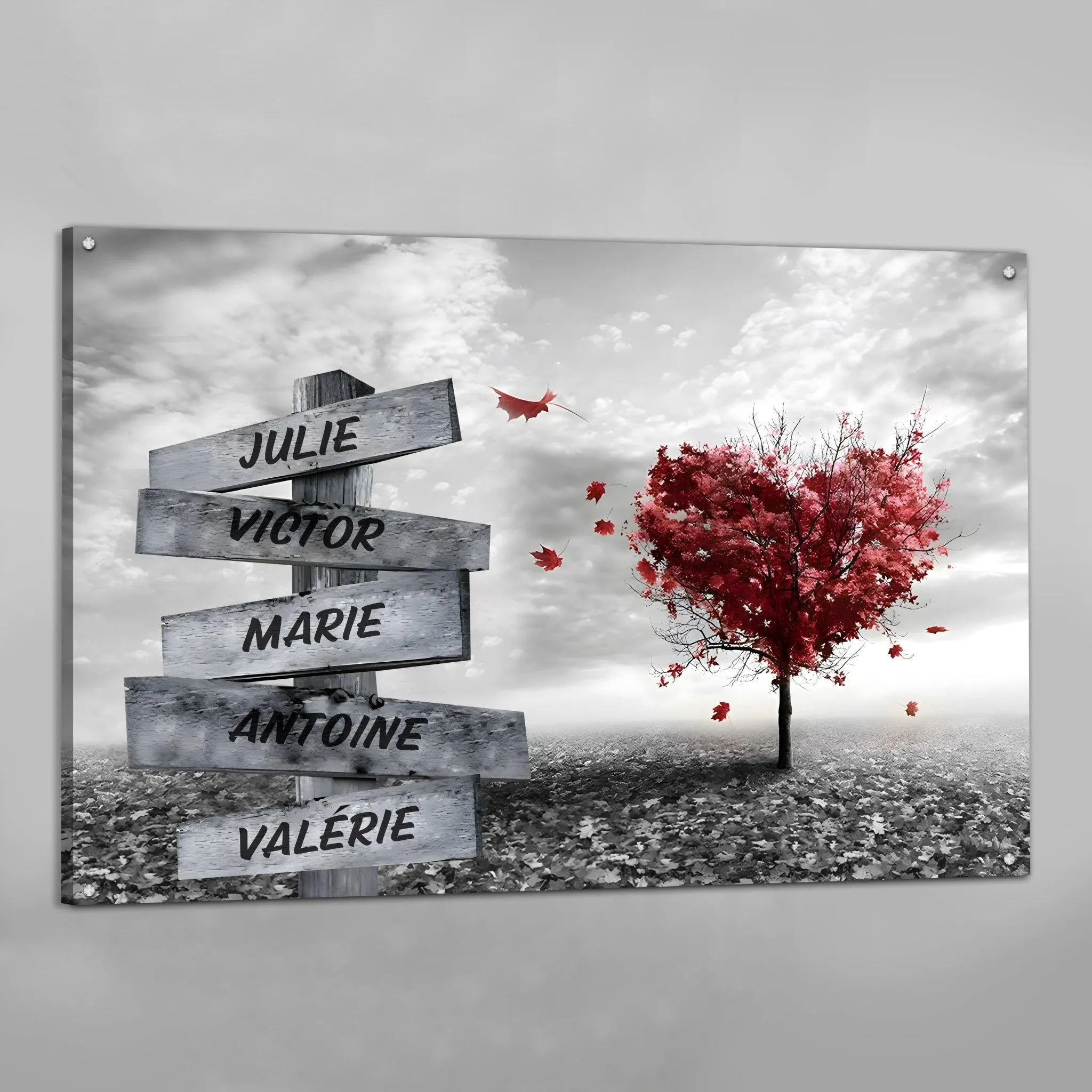 Family Name Canvas Wall Art