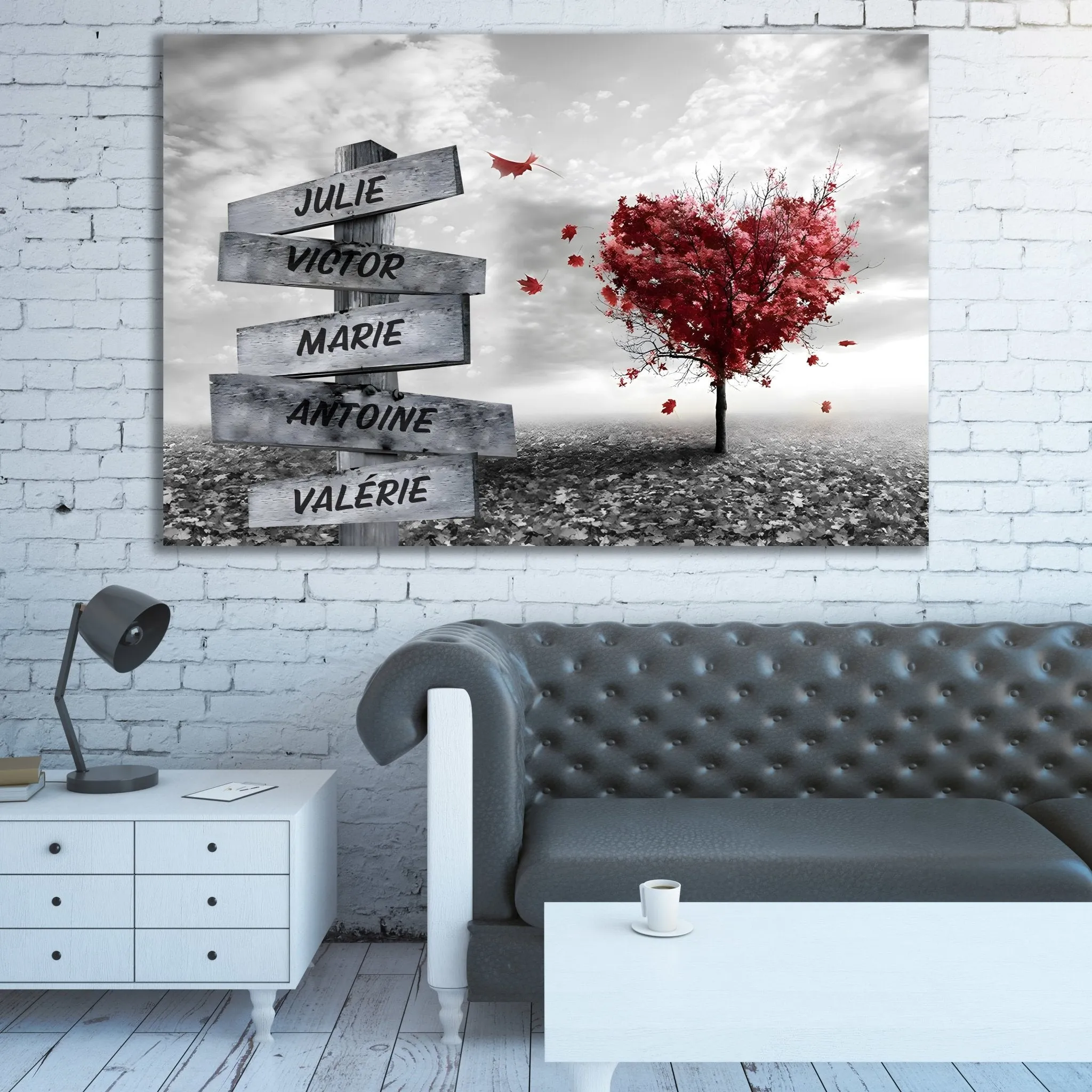 Family Name Canvas Wall Art