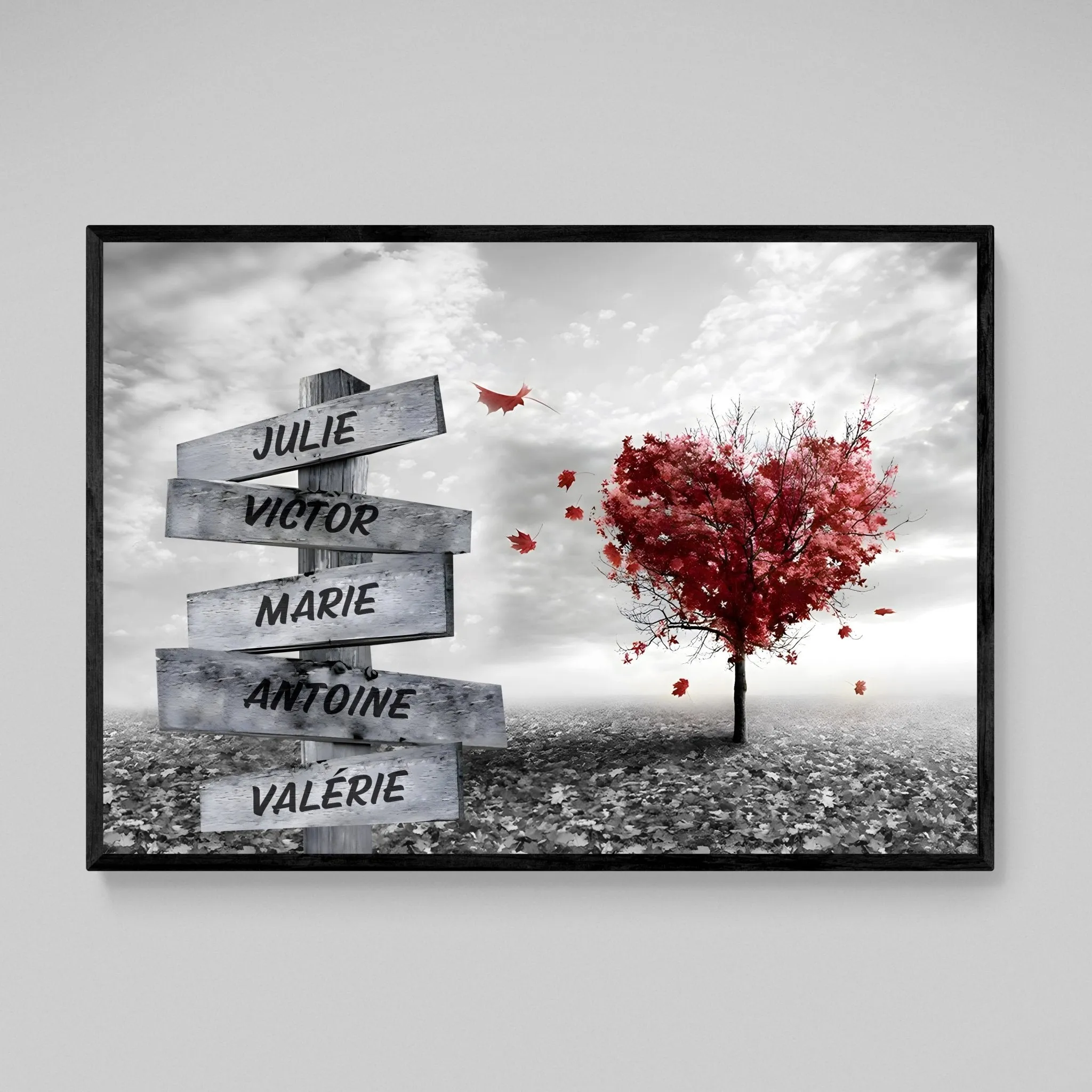 Family Name Canvas Wall Art