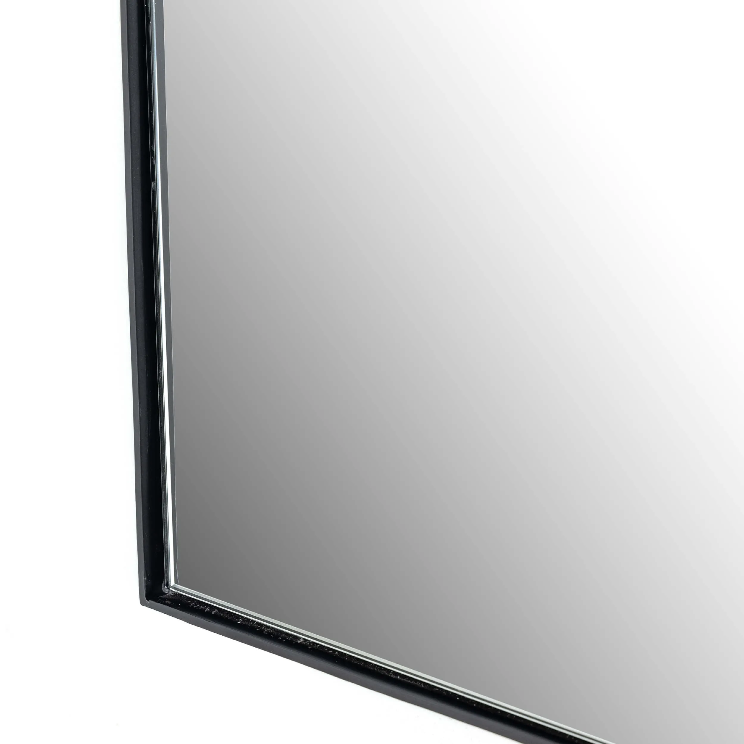 Georgina Wide Mirror, Matte Black