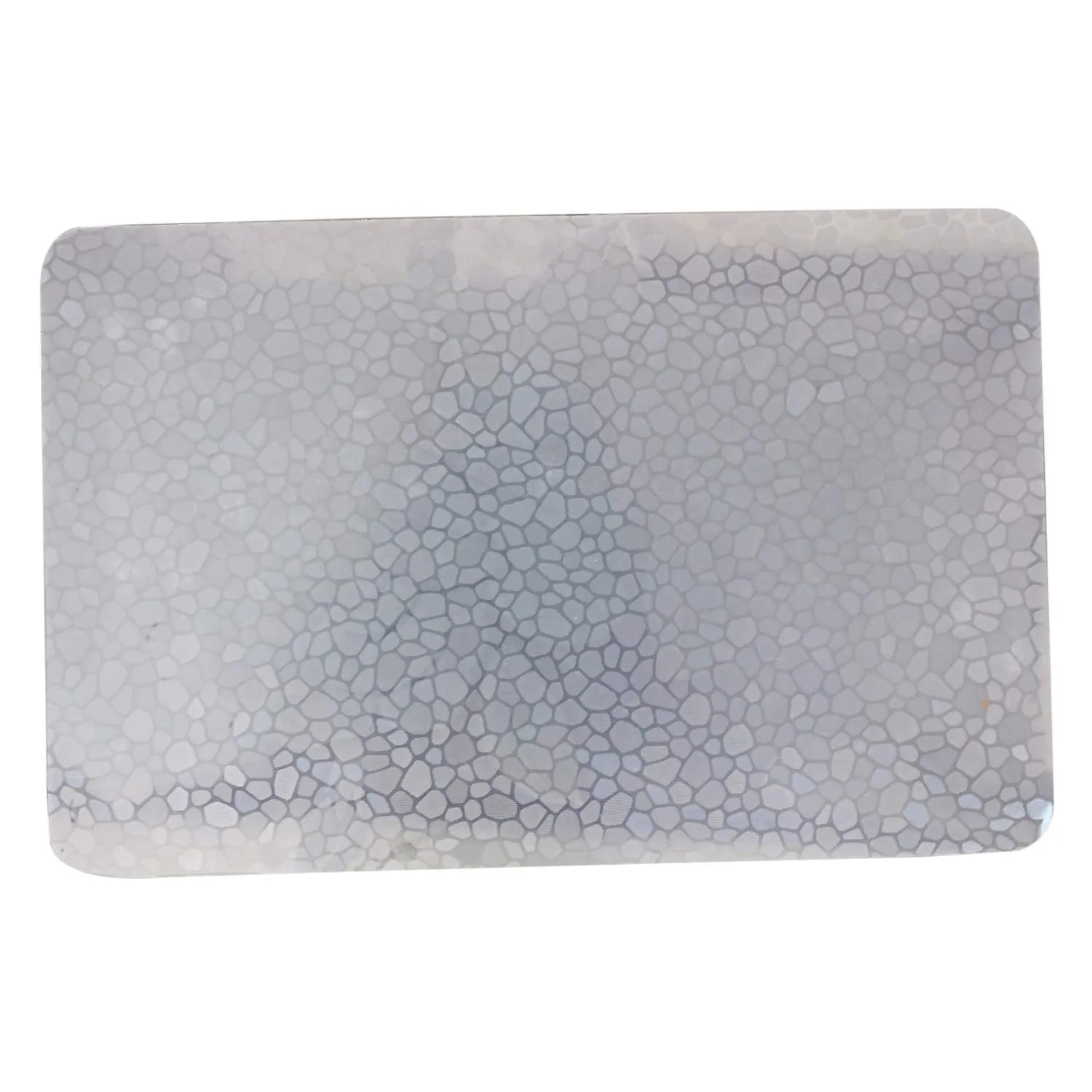 Kuber Industries Diamond Texture Fridge Mat Set Of 6|Water Proof Refrigerator Drawer Mat|Reusable & Washable|Multipurpose Mat for Kitchen (Transparent)