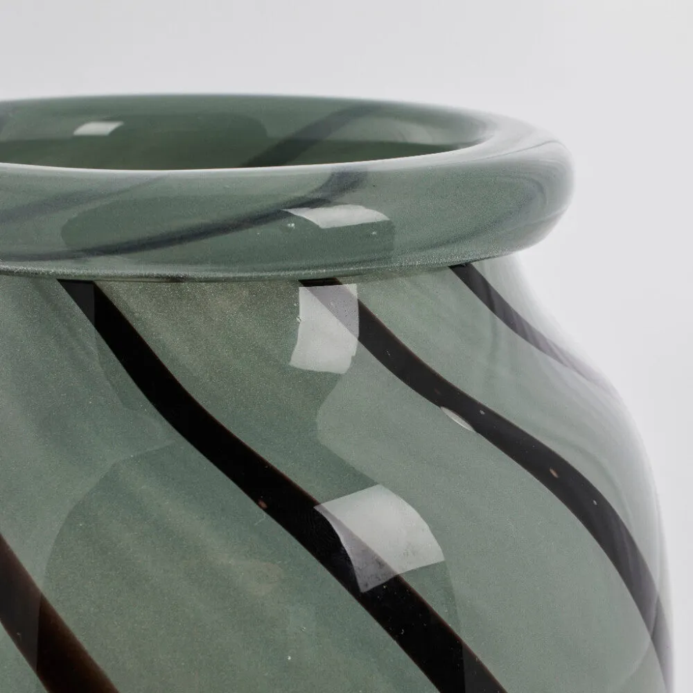 Marena vase 16x16 cm. green