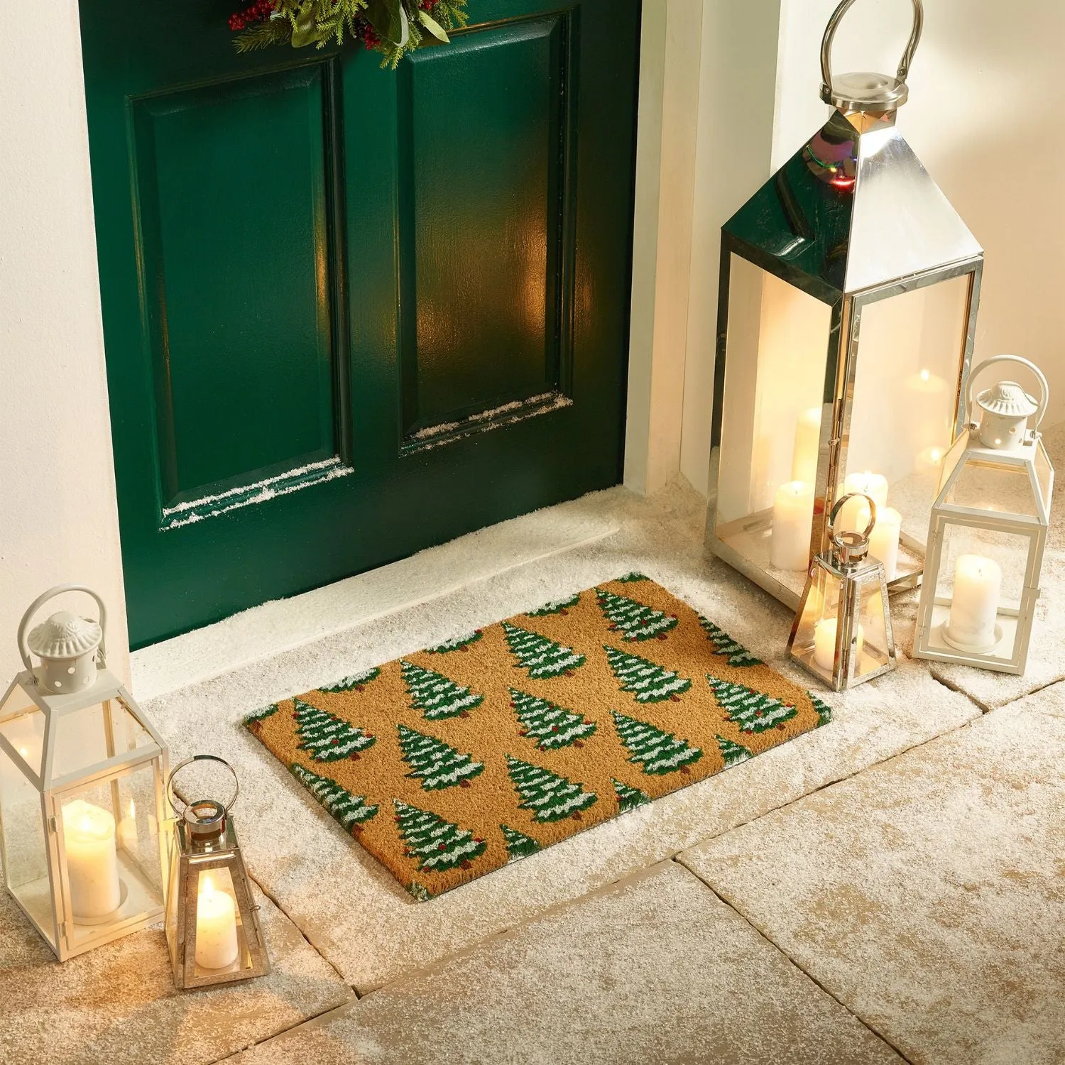 My Mat 60cm Christmas Trees Doormat