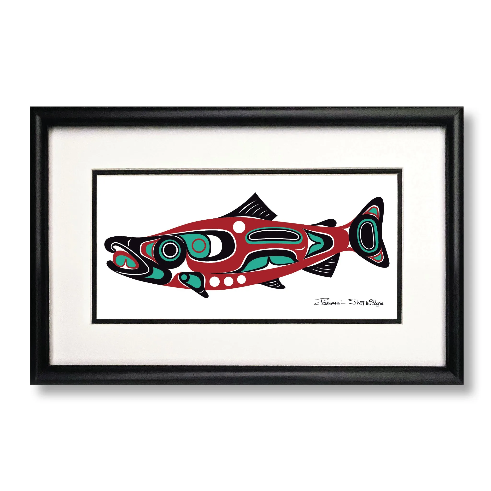 Northwest Salmon - Limited Edition Formline Art Print