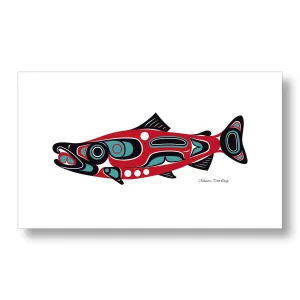 Northwest Salmon - Limited Edition Formline Art Print