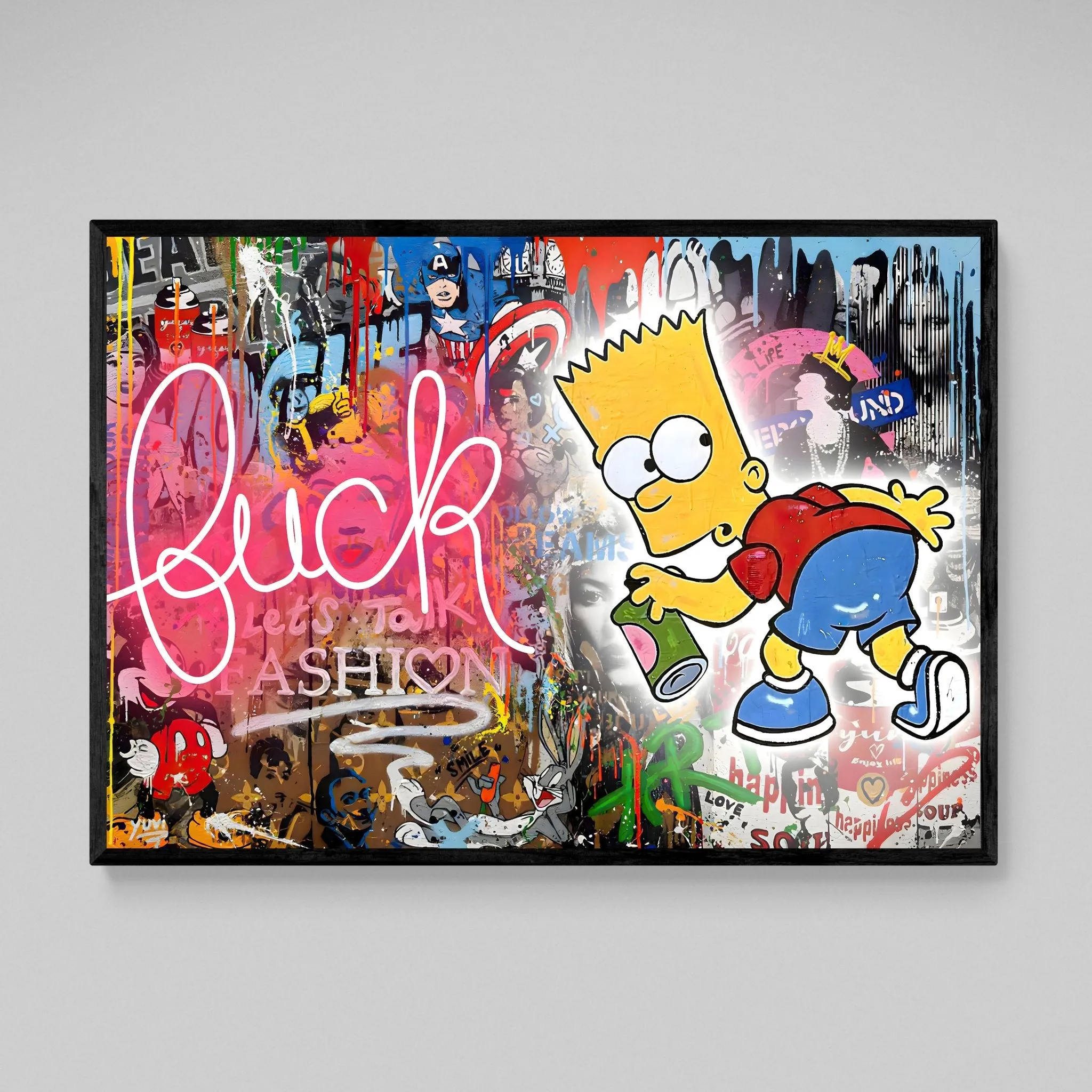 Pop Art Comic Canvas