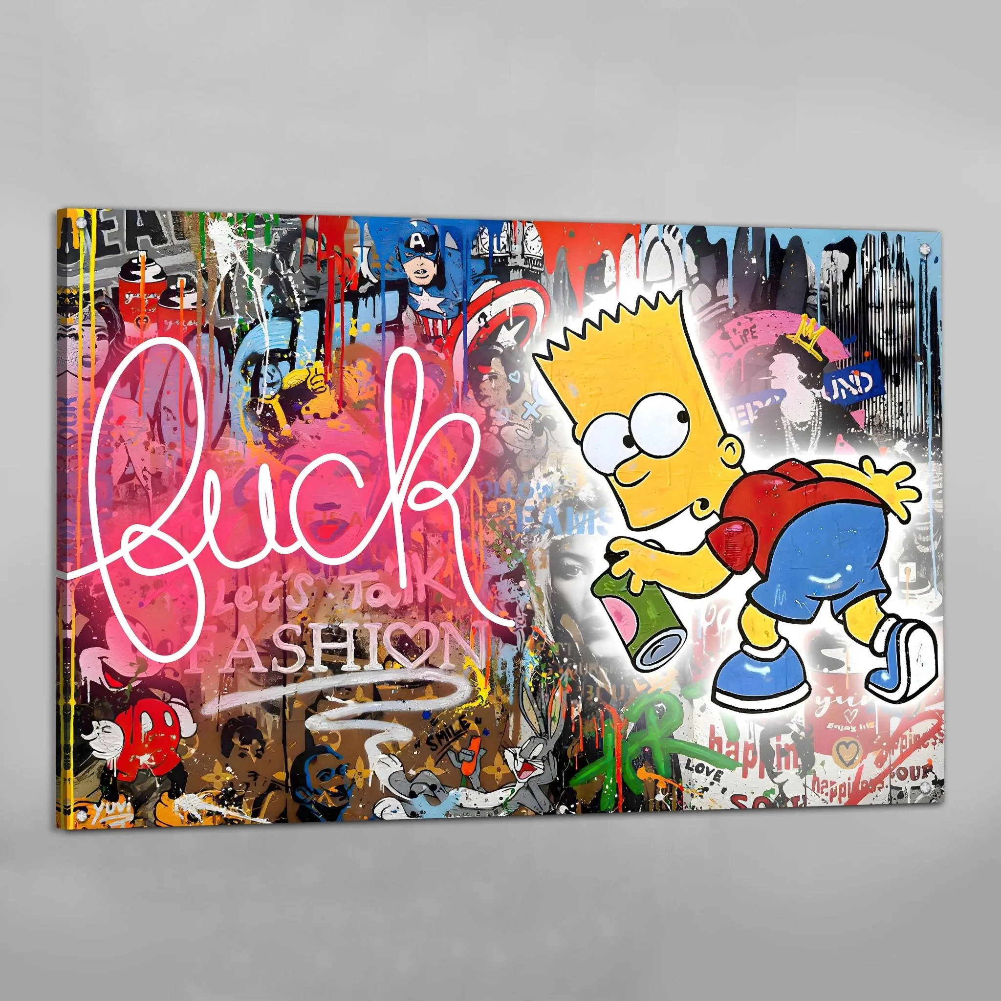 Pop Art Comic Canvas