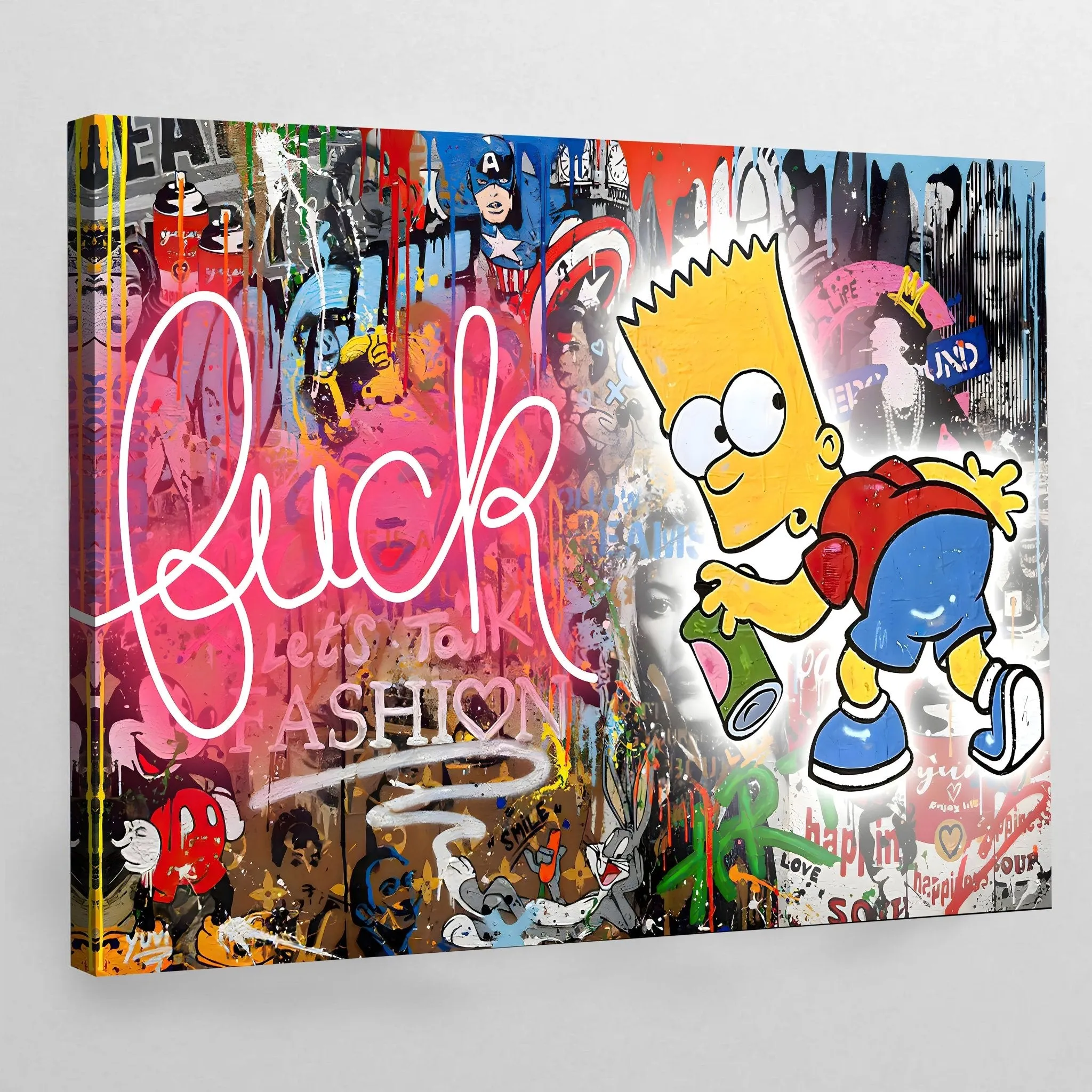 Pop Art Comic Canvas