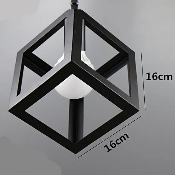 Retro Warehouse Style Indoor Lighting Vintage Pendant Light Bulb Included