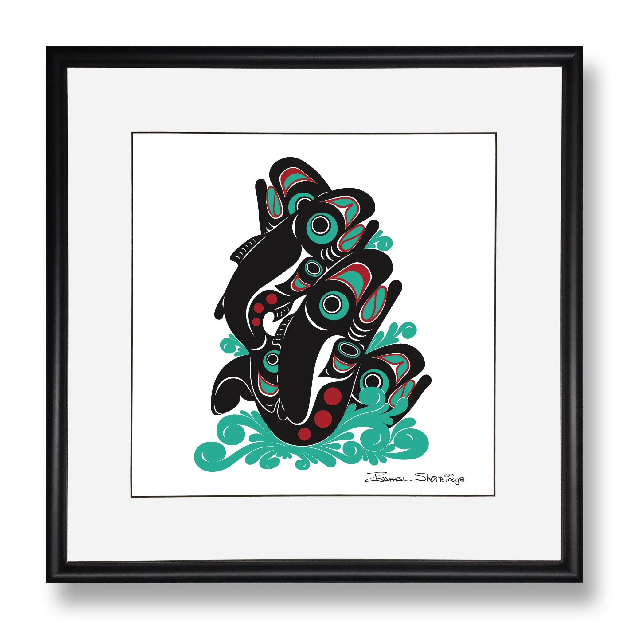 Salmon - Limited Edition Formline Art Print