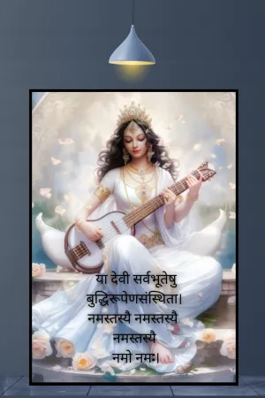 Saraswati mantra | Art frame